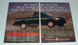 1994 Dodge Dakota Sport Truck Ad - Power and Safety - £14.53 GBP