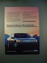 1989 Ford Thunderbird Car Ad - Never Been Like This - £14.46 GBP