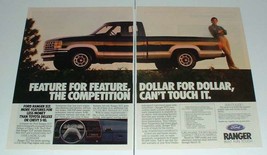 1989 Ford Ranger XLT Pickup Truck Ad - Can&#39;t Touch It - £14.48 GBP