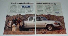 1993 Ford F-150 Pickup Truck Ad - Decide Quality - £14.61 GBP