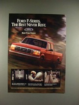 1994 Ford F-series Pickup Truck Ad - Never Rest! - £14.62 GBP