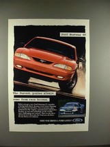 1995 Ford Mustang GT Car Ad - The Fastest Ponies - £14.52 GBP