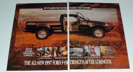1997 2-page Ford F-150 Pickup Truck Ad - Raised the Standard - $18.49