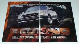 1997 Ford F-150 Pickup Truck Ad - Working Harder! - $18.49
