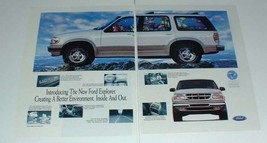1995 Ford Explorer Ad - Creating a Better Environment Inside and Out - £14.54 GBP
