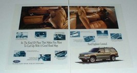 1995 Ford Explorer Limited Ad - Curl Up w/ Good Map - £14.53 GBP