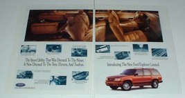 1995 Ford Explorer Limited Ad - Dressed to the Nines - £14.53 GBP