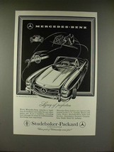 1957 Mercedes 300 SL Roadster Car Ad - Legacy - £14.45 GBP
