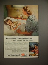1953 New York Central Train Ad - Slumbertime - £14.54 GBP