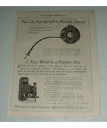 1923 Kodak No.1A Autographic Kodak Special Camera Ad - £14.55 GBP