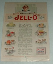 1918 Jell-o Ad - The Big Dessert Little Price - £14.48 GBP