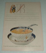 Vintage Campbell&#39;s Chicken Noodle Soup Ad - Back Yonder - £14.57 GBP