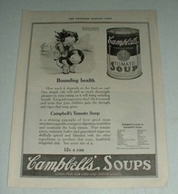 1921 Campbell's Tomato Soup Ad - Bounding Health - $18.49