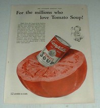1923 Campbell's Tomato Soup Ad - For the Millions - $18.49