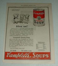 1923 Campbell's Tomato Soup Ad - Hire Us - $18.49