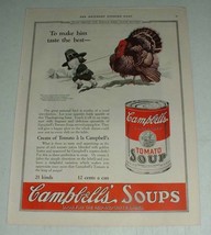 1923 Campbell's Tomato Soup Ad - Make Him Taste the Best - $18.49