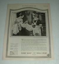1921 Ivory Soap Ad w/ Art by Edward C Caswell - £14.78 GBP