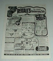 1951 Rexall Drug Company Ad w/ Amos n&#39; Andy - £14.78 GBP