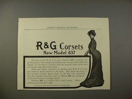 1903 R&amp;G Corsets Model 837 Corset Ad - NICE! - £14.54 GBP