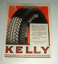 1930 Kelly Springfield Tire Tires Ad - Sold Exlusively! - £14.82 GBP