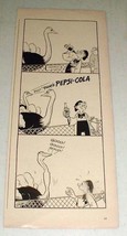 1942 Pepsi Cola Soda Ad w/ Ostrich! - $18.49