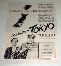 1944 Desitination Tokyo Movie Ad - Cary Grant, Garfield - £14.78 GBP