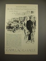 1929 Cadillac Car Ad - Celebrated and Sophisticated! - $18.49
