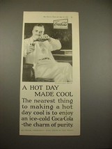 1925 Coca-Cola Coke Soda Ad - Hot Day Made Cool! - £14.77 GBP