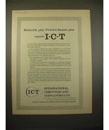 1959 ICT Computer Ad - Hollerith, Powers-Samas - £14.55 GBP