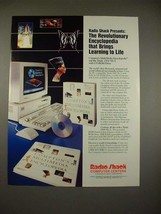1991 Radio Shack Tandy 2500 XL/2 Computer Ad! - £14.54 GBP