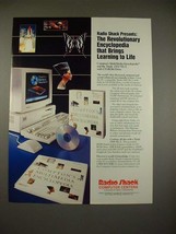 1991 Radio Shack Tandy 2500 XL/2 Computer Ad! - £14.56 GBP