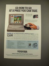 1995 Toshiba Satellite Pro T2155CDS Laptop Computer Ad! - $18.49