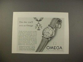 1954 Omega Seamaster Calendar Watch Ad - One Day! - £14.77 GBP