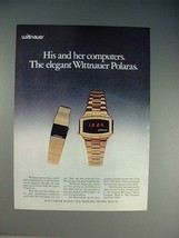 1975 Wittnauer Polara Watch Ad - His and Her Computers - £14.44 GBP