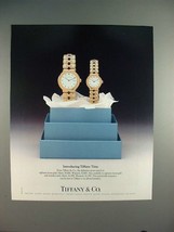 1987 Tiffany & Co. Watch Ad - Introducing Tiffany Time! - $18.49