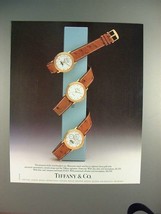 1988 Tiffany & Co. Blancpain Watch Ad - NICE! - $18.49