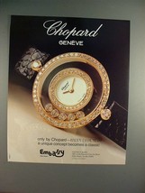 1989 Chopard Happy Diamonds Watch Ad - NICE! - £14.78 GBP
