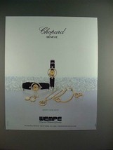 1986 Chopard Happy Diamonds Watch Ad - NICE! - £14.82 GBP