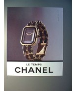 1990 Chanel Le Temps Watch Ad! - £14.78 GBP