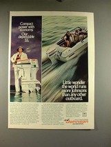 1977 Johnson 55 Outboard Motor Ad - Power Economy - $18.49