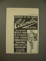 1897 Columbia Bicycle Ad - Standard of the World - $18.49