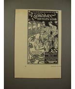 1896 Rambler Bicycle Ad - In The Running of &#39;Em - £14.54 GBP