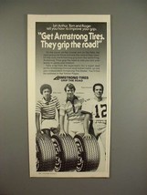 1977 Armstrong Tire Ad - Arthur Ashe, Tom Watson - $18.49