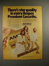 1981 Ampex Cassette Tape Ad w/ The Bee Gees - £13.82 GBP