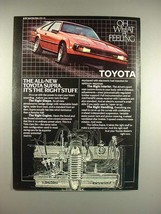 1982 Toyota Supra Car Ad - It&#39;s The Right Stuff! - £14.55 GBP