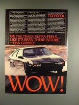 1983 Toyota Supra Car Ad w/ Dan Gurney! - £14.55 GBP