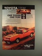 1986 Toyota 1 Ton Truck Ad - One Tough One Ton! - $18.49