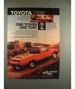 1986 Toyota 1 Ton Truck Ad - One Tough One Ton! - £14.76 GBP
