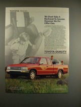 1989 Toyota 4x2 Xtracab SR5 V6 Truck Ad! - $18.49