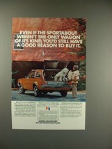 1972 AMC Hornet Sportabout Car Ad - Only of Its Kind! - £14.44 GBP